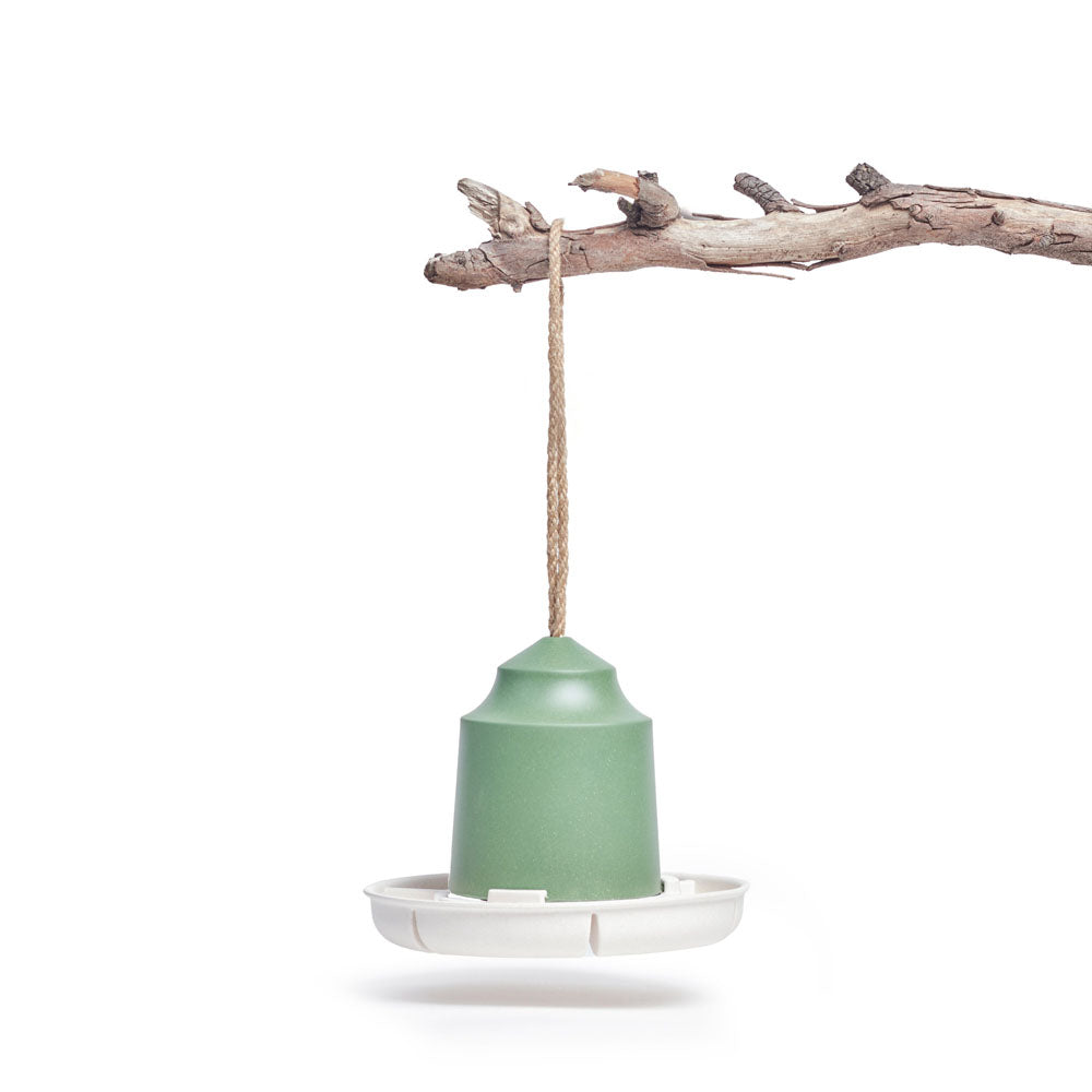 Green Silo Bird Feeder Ø18x14cm
