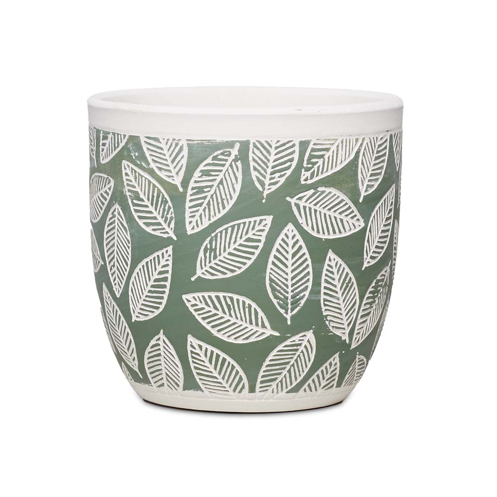 Green Leaf Planter S Ø10.5x10cm