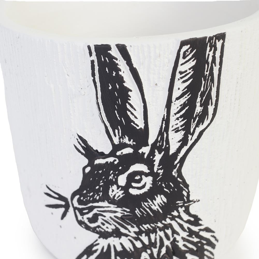 Woodland Rabbit Pot Ø14x13cm