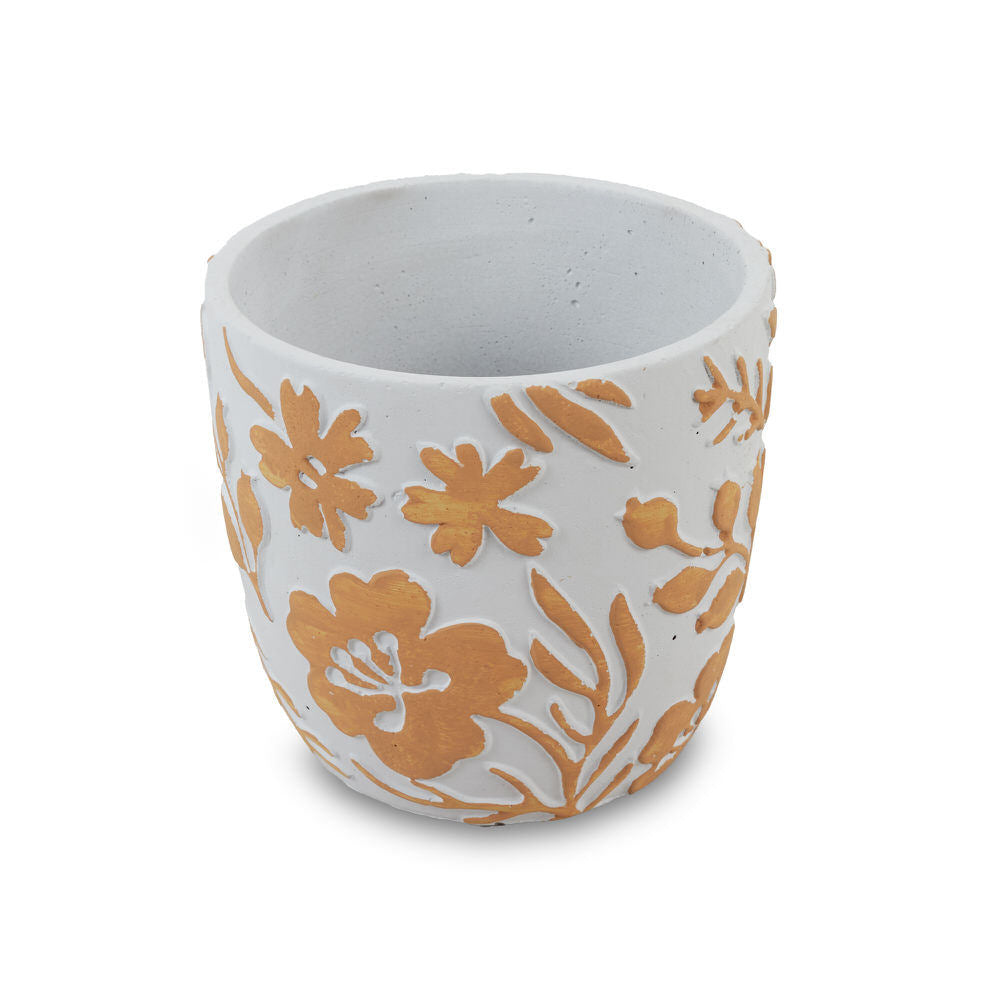Flower Pot Ø12.5X12 Yellow