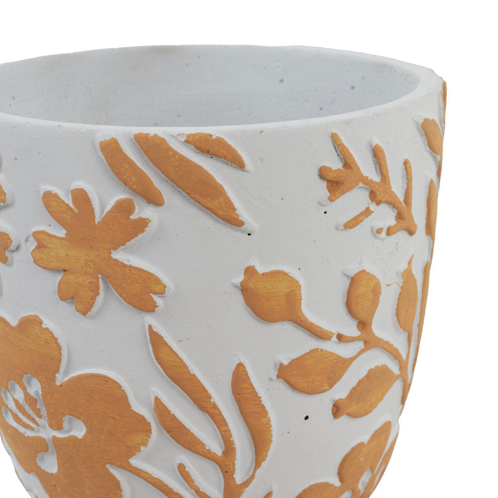 Flower Pot Ø12.5X12 Yellow