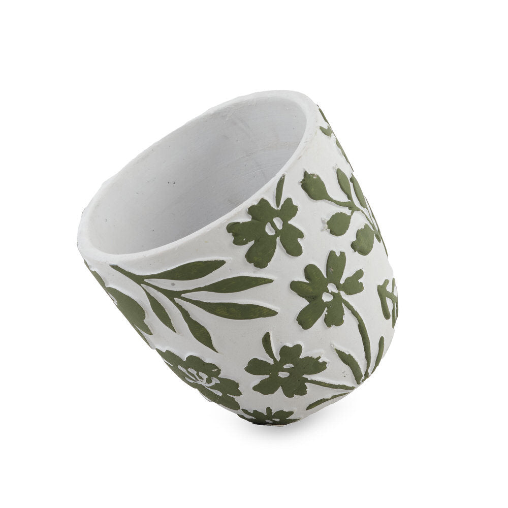 Flower Pot Ø12.5X12 Green