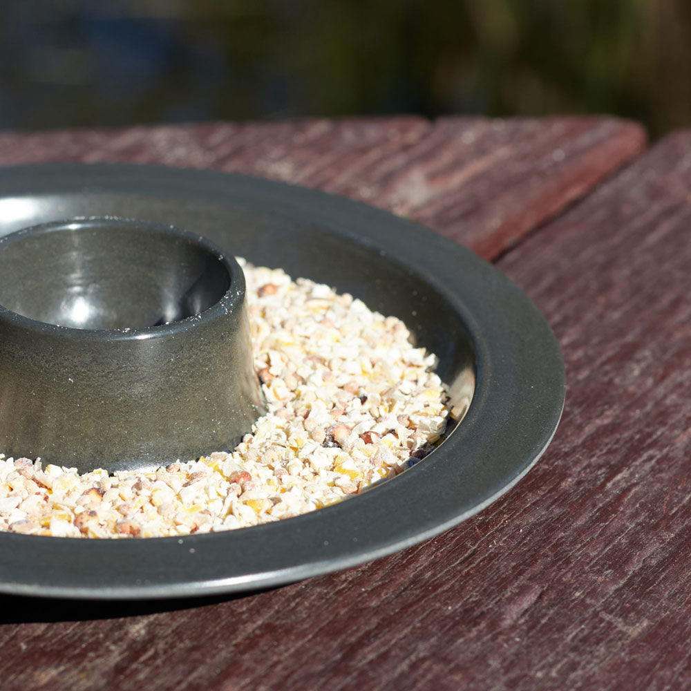 Grey Feeder Tray Ø16.5x3cm