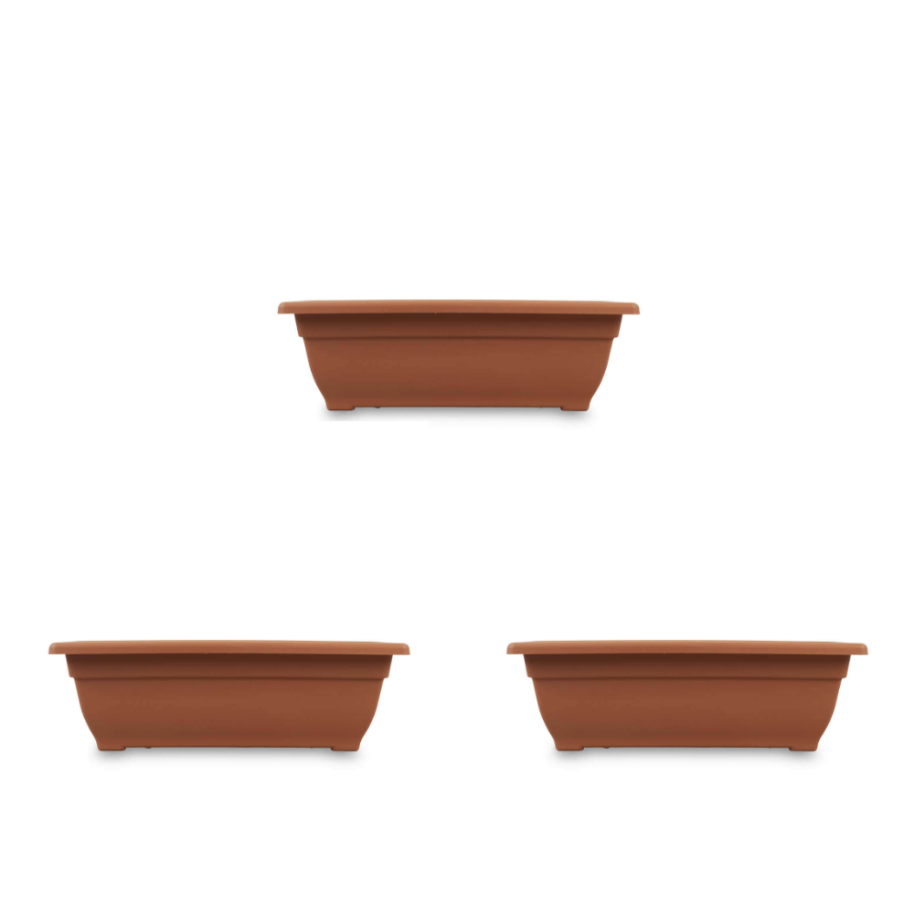 3 PACK Flower Trough 50Cm