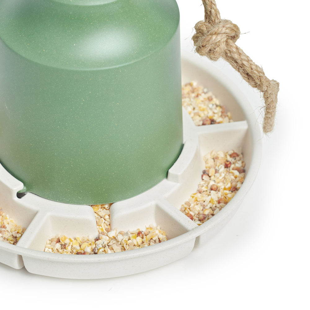 Green Silo Bird Feeder Ø18x14cm