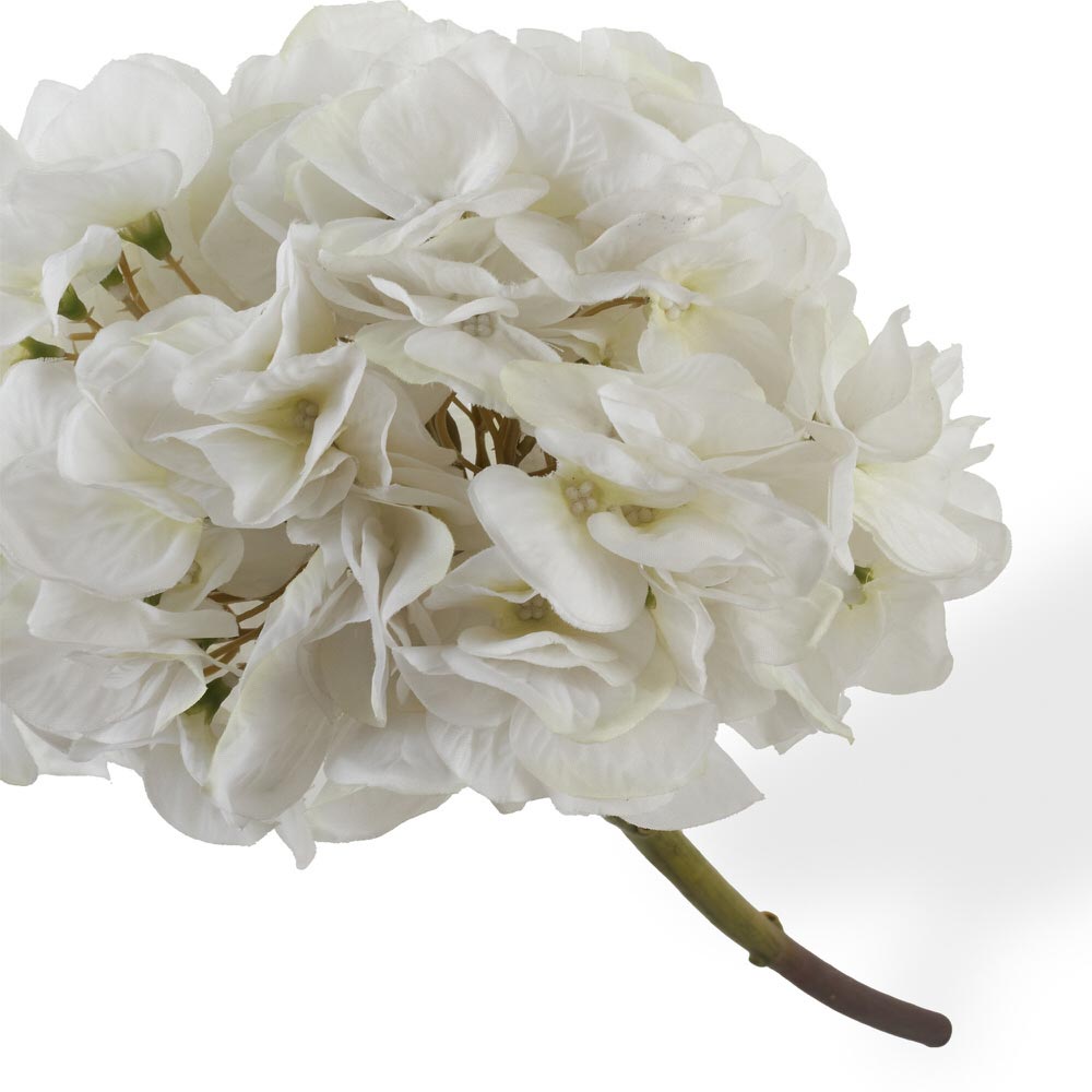 Single Hydrangea White/Cream 51Cm