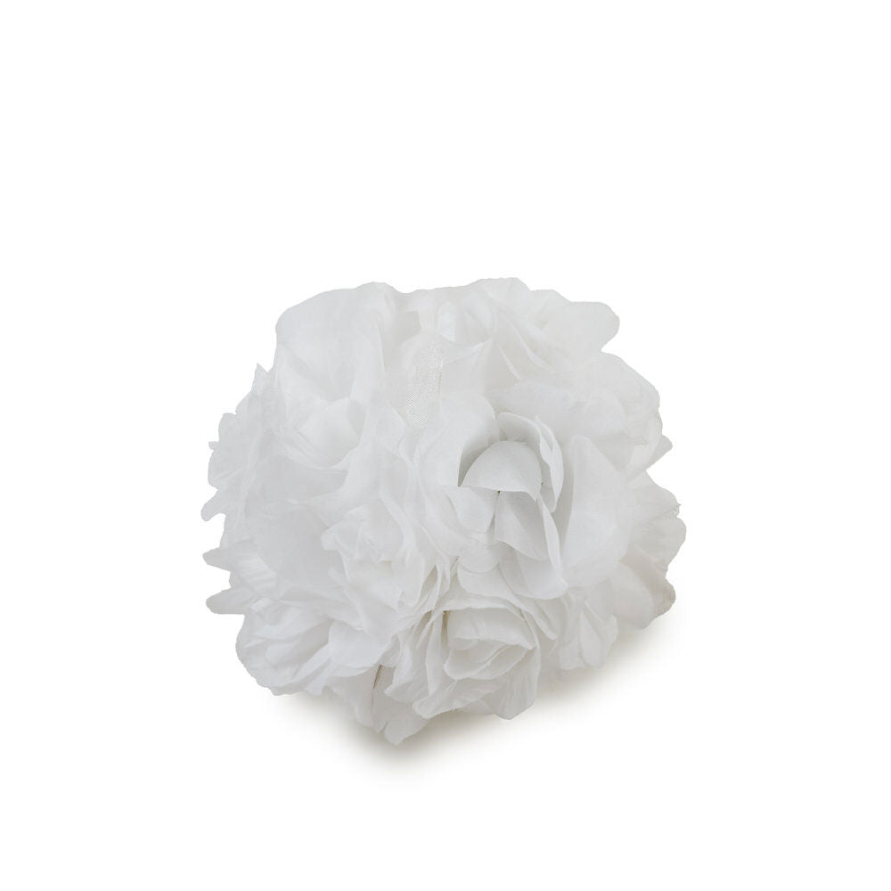 Rose Ball White 14Cm