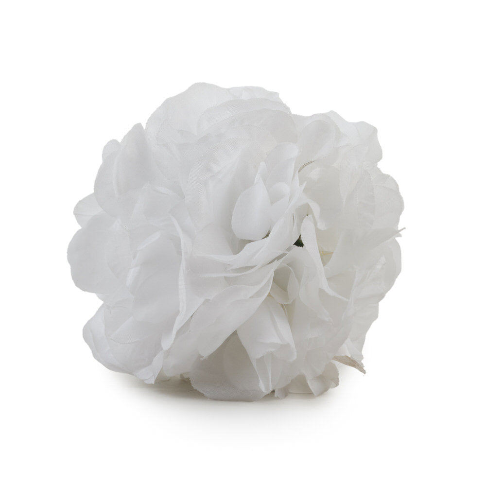 Rose Ball White 14Cm