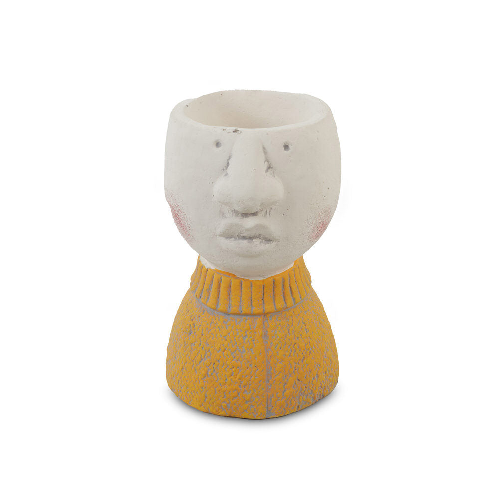 Head Ceramic Yellow 10X10X15.5