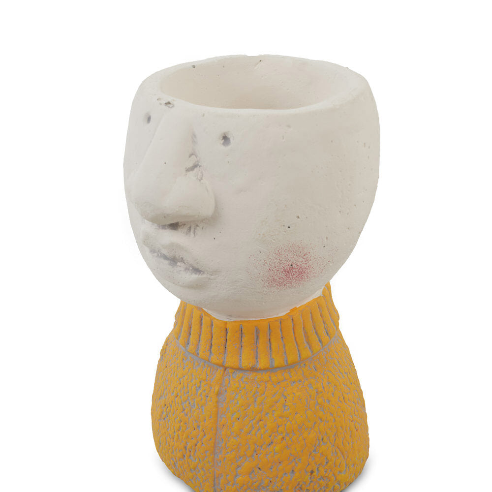 Head Ceramic Yellow 10X10X15.5