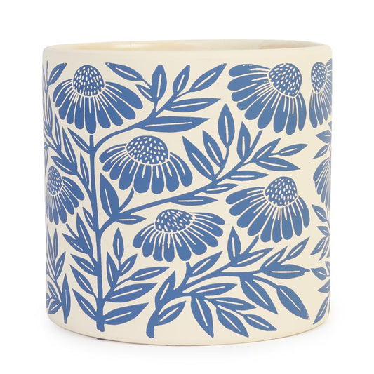 Blue Flower Pot Ø16.5x15cm