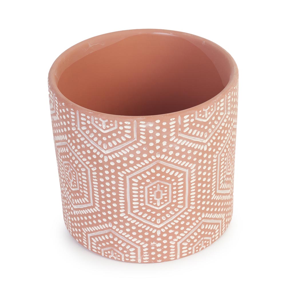 Sahara Geo Pot Ø17x15.5cm