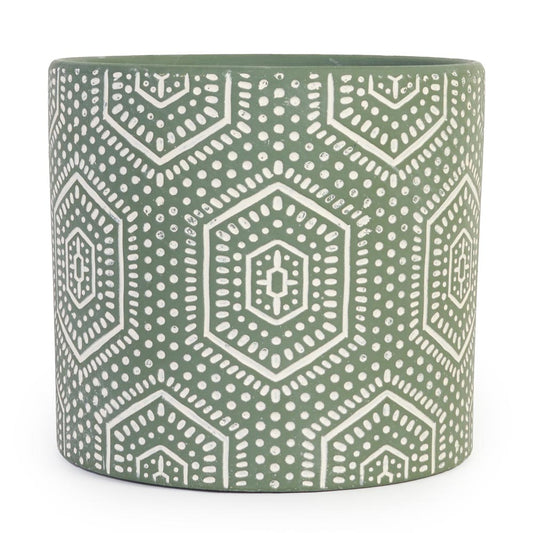 Forest Geo Pot Ø17x15.5cm