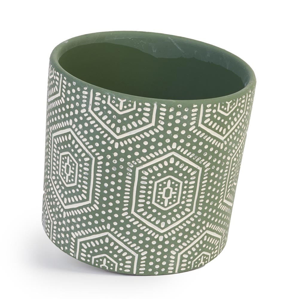 Forest Geo Pot Ø17x15.5cm