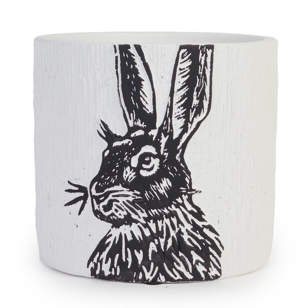 Woodland Rabbit Pot Ø14x13cm