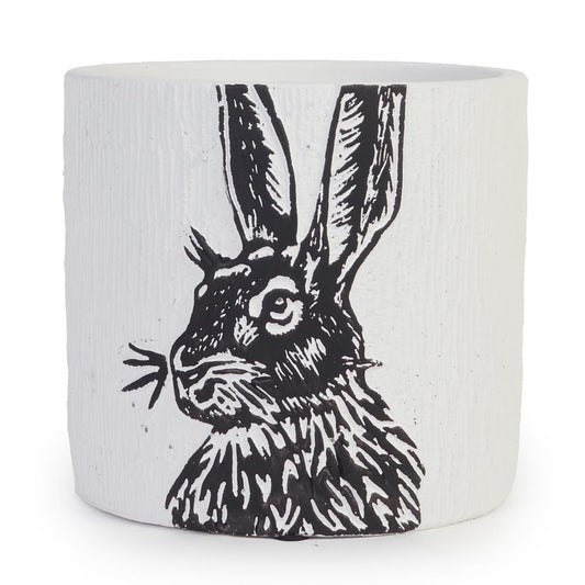 Woodland Rabbit Pot Ø14x13cm