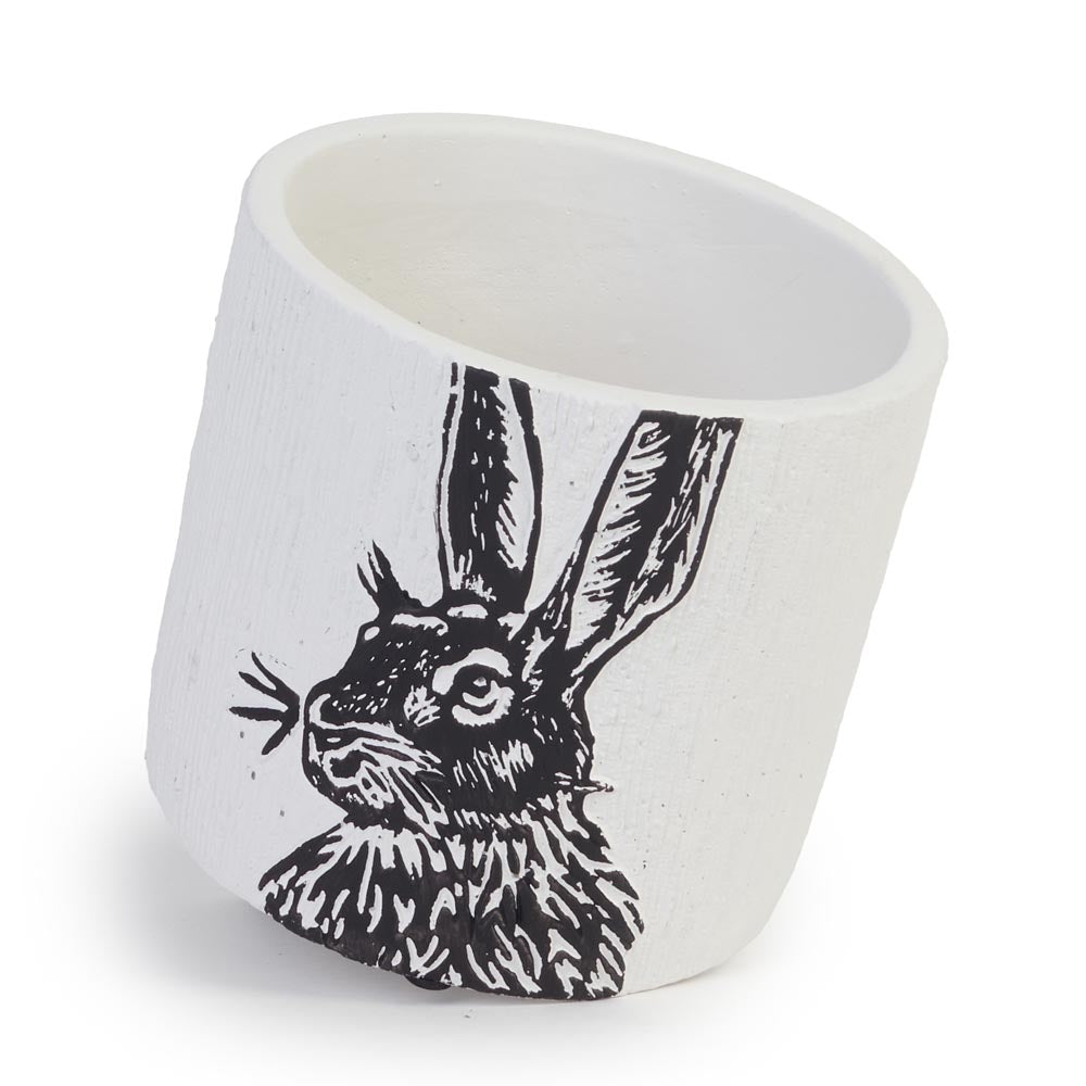 Woodland Rabbit Pot Ø14x13cm