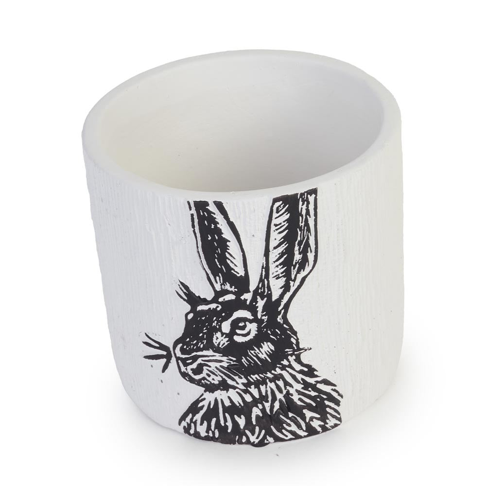 Woodland Rabbit Pot Ø14x13cm