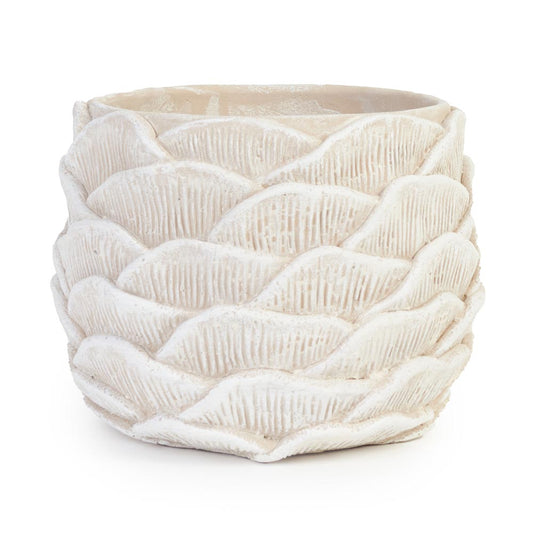 Sandstone Wave Planter Ø16.5x13cm