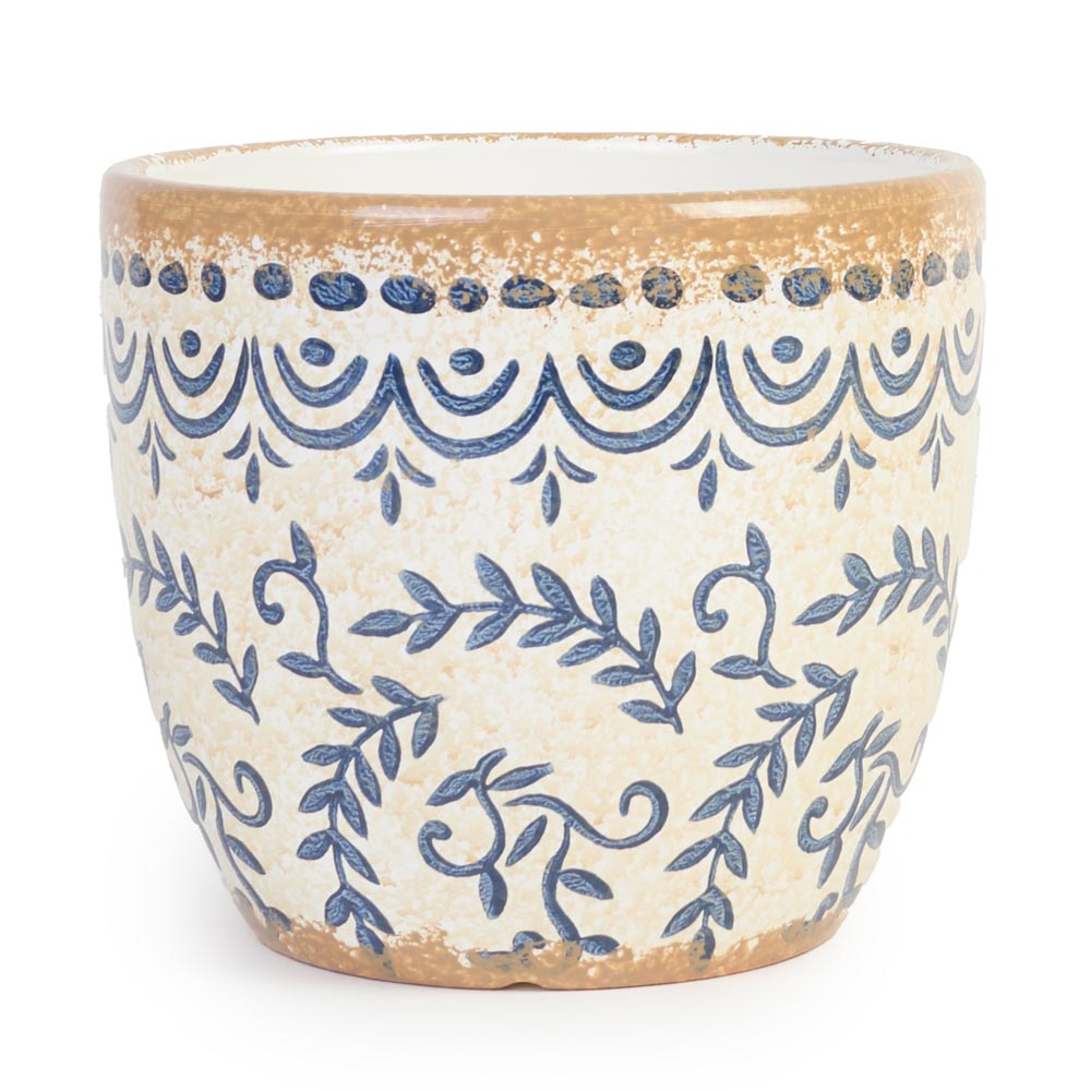 Tuscan Azure Pot Ø14x12cm