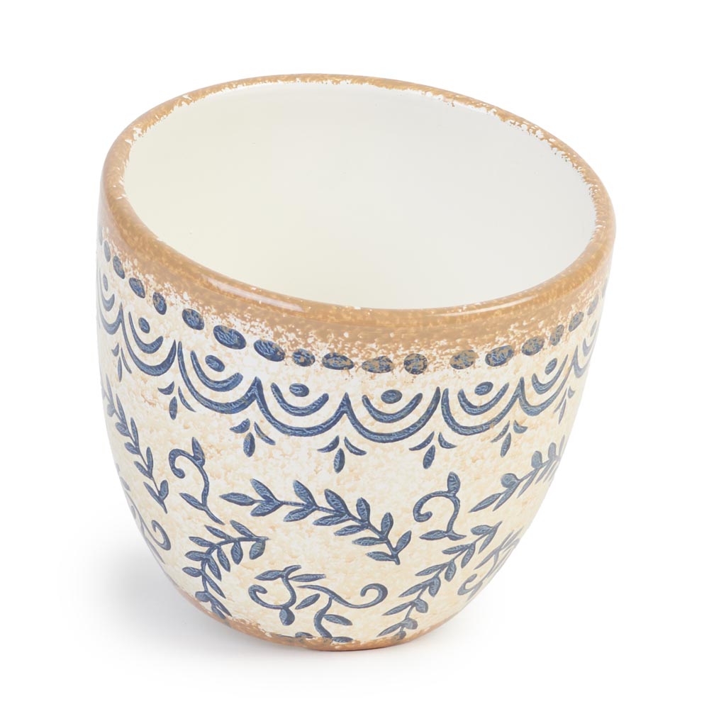 Tuscan Azure Pot Ø14x12cm