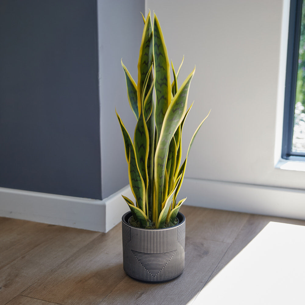 Shadow Lines Pot Ø17x15cm