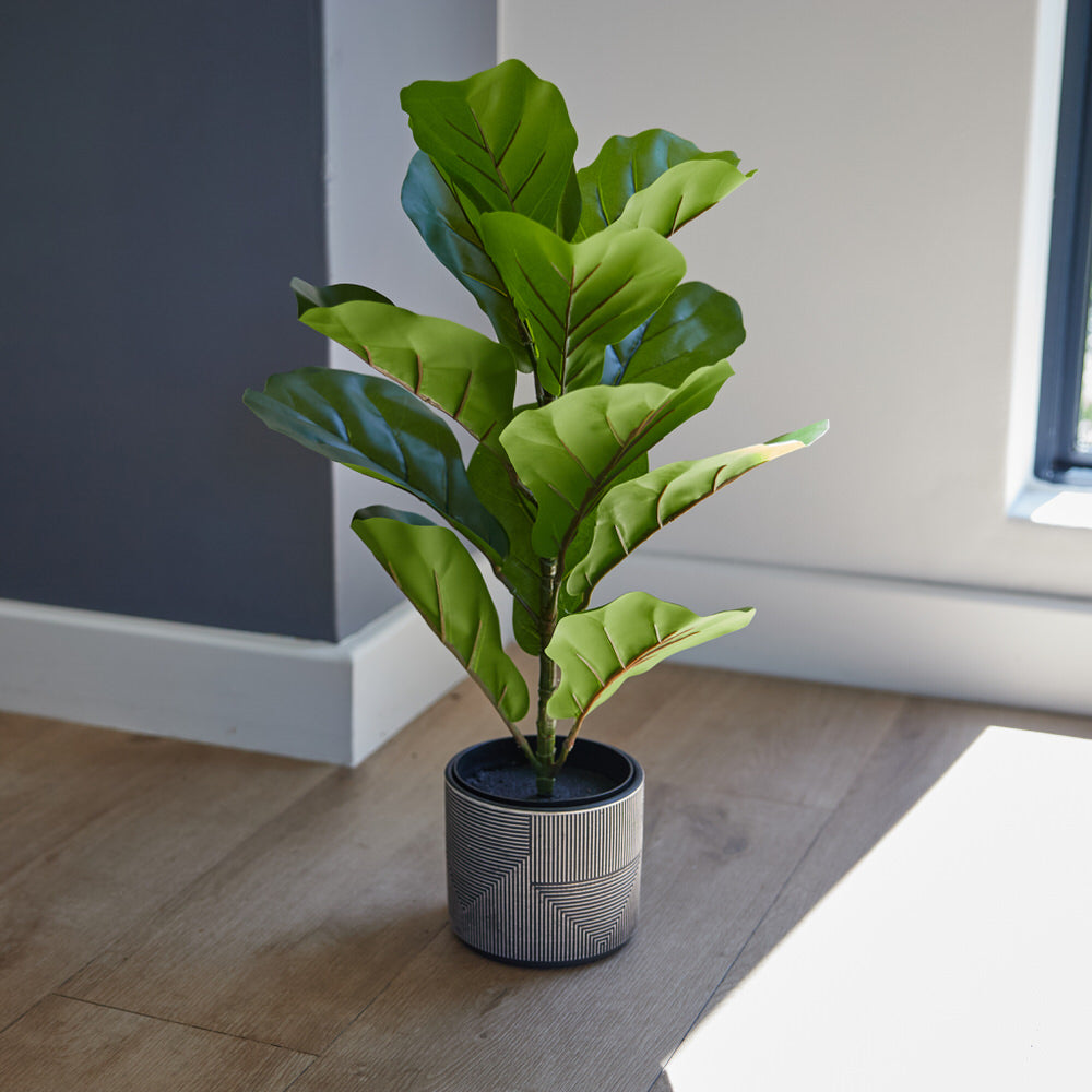 Shadow Lines Pot Ø14x12cm