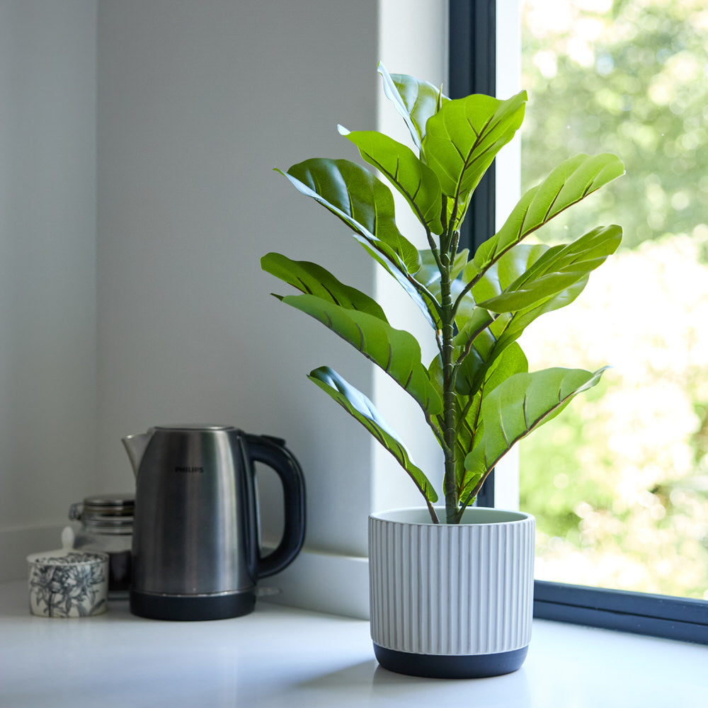 Monochrome Column Pot Ø17x15cm