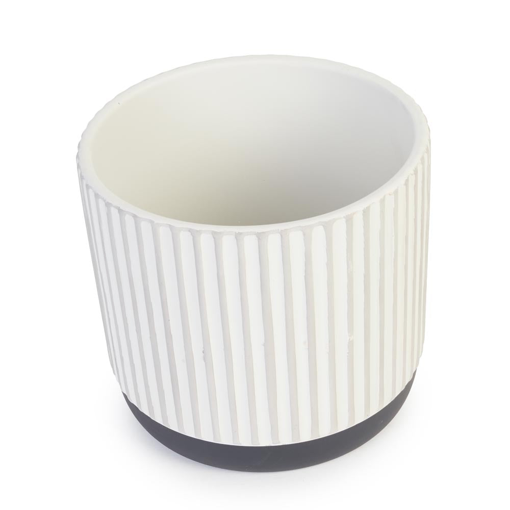 Monochrome Column Pot Ø17x15cm