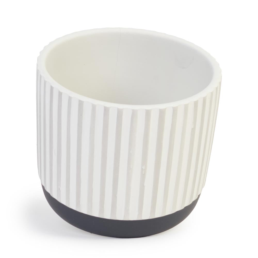 Monochrome Column Pot Ø14x12cm