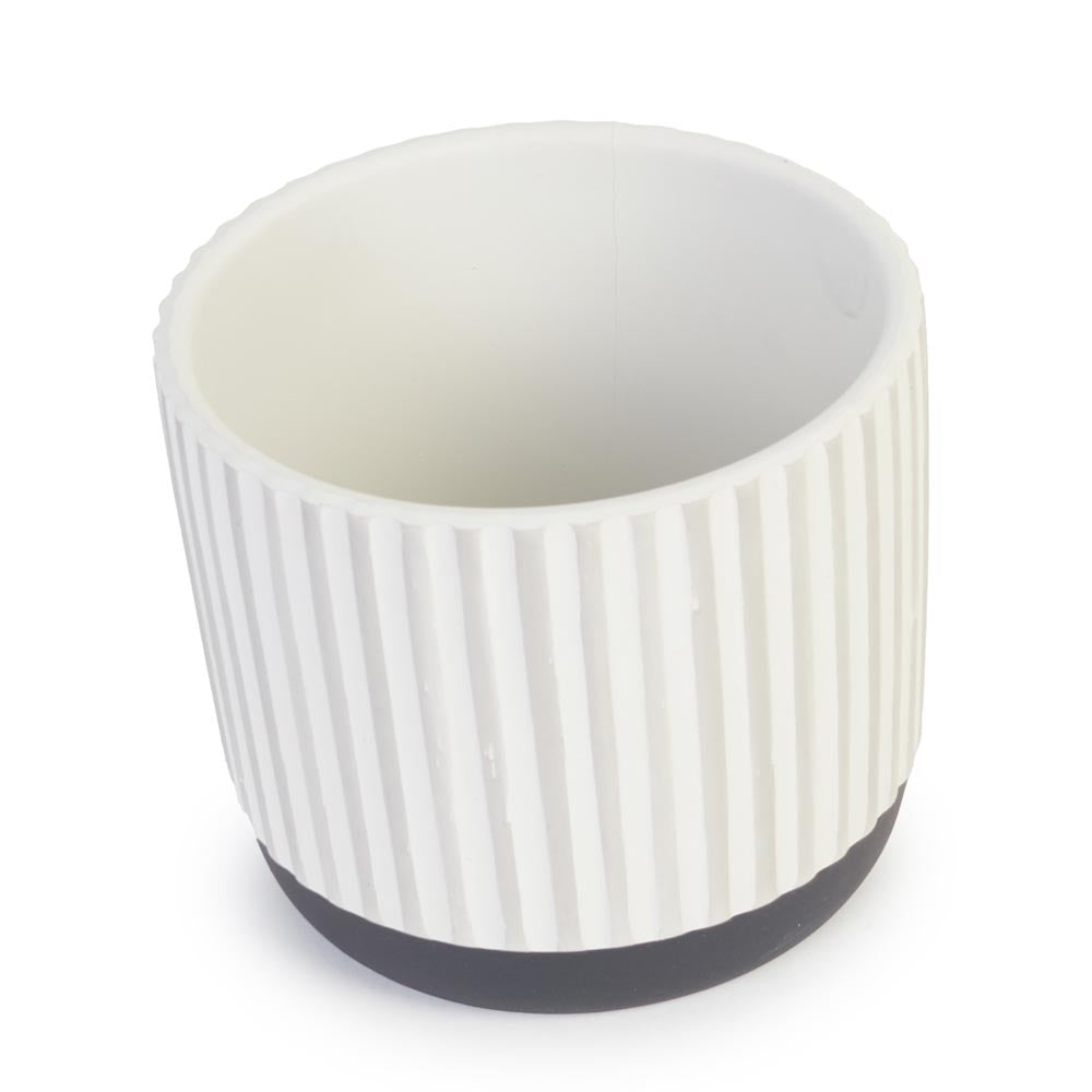 Monochrome Column Pot Ø14x12cm