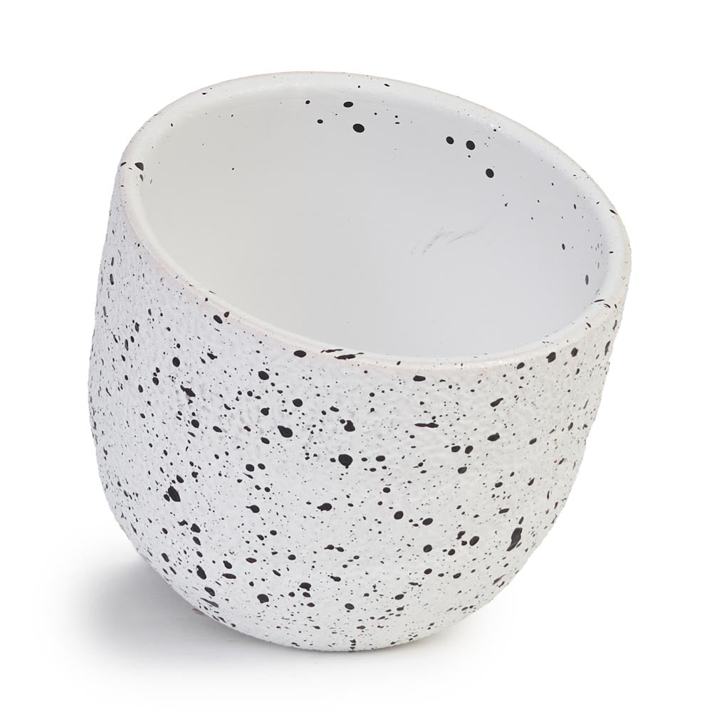 Snowfall Terrazzo Pot Ø12x10cm