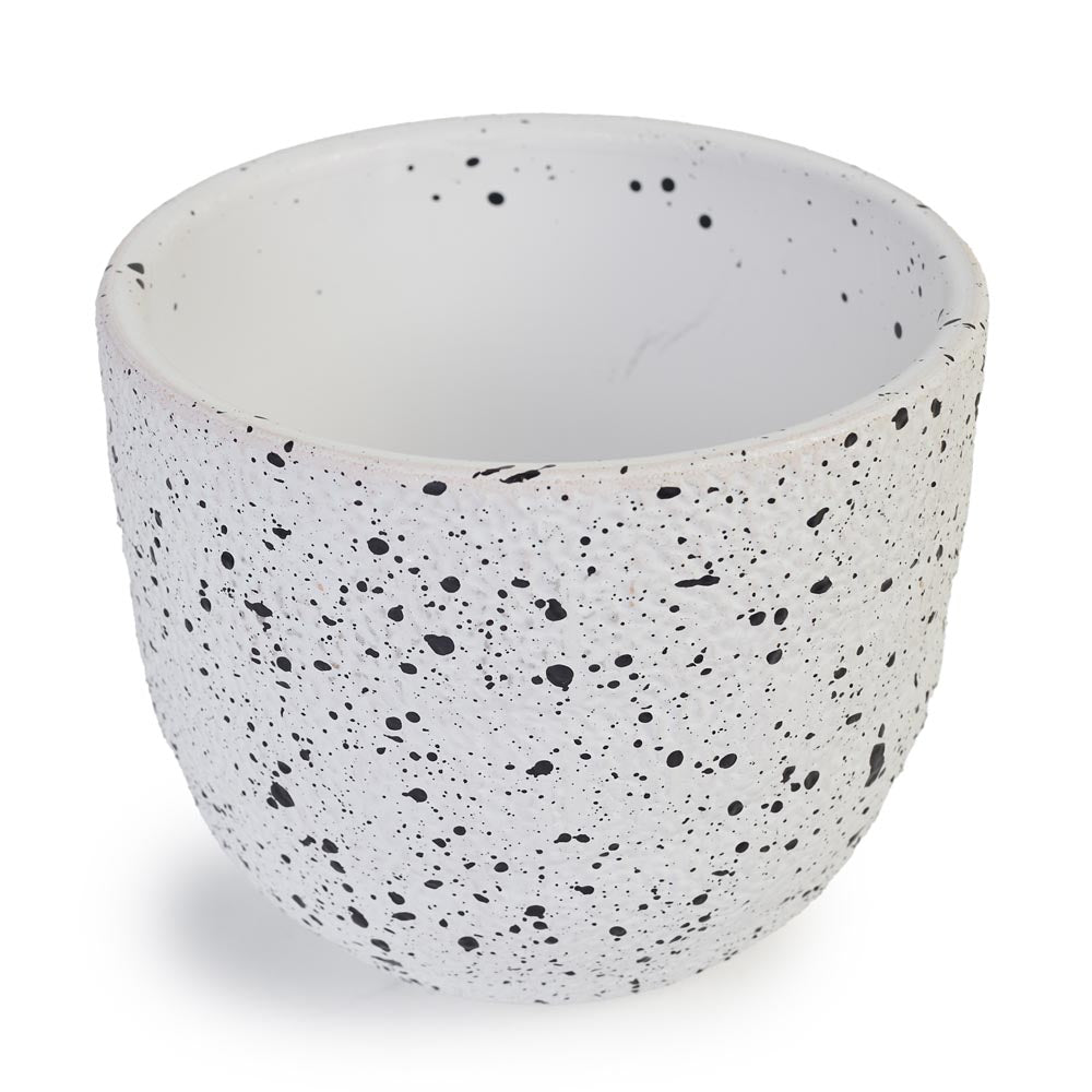 Snowfall Terrazzo Pot Ø12x10cm