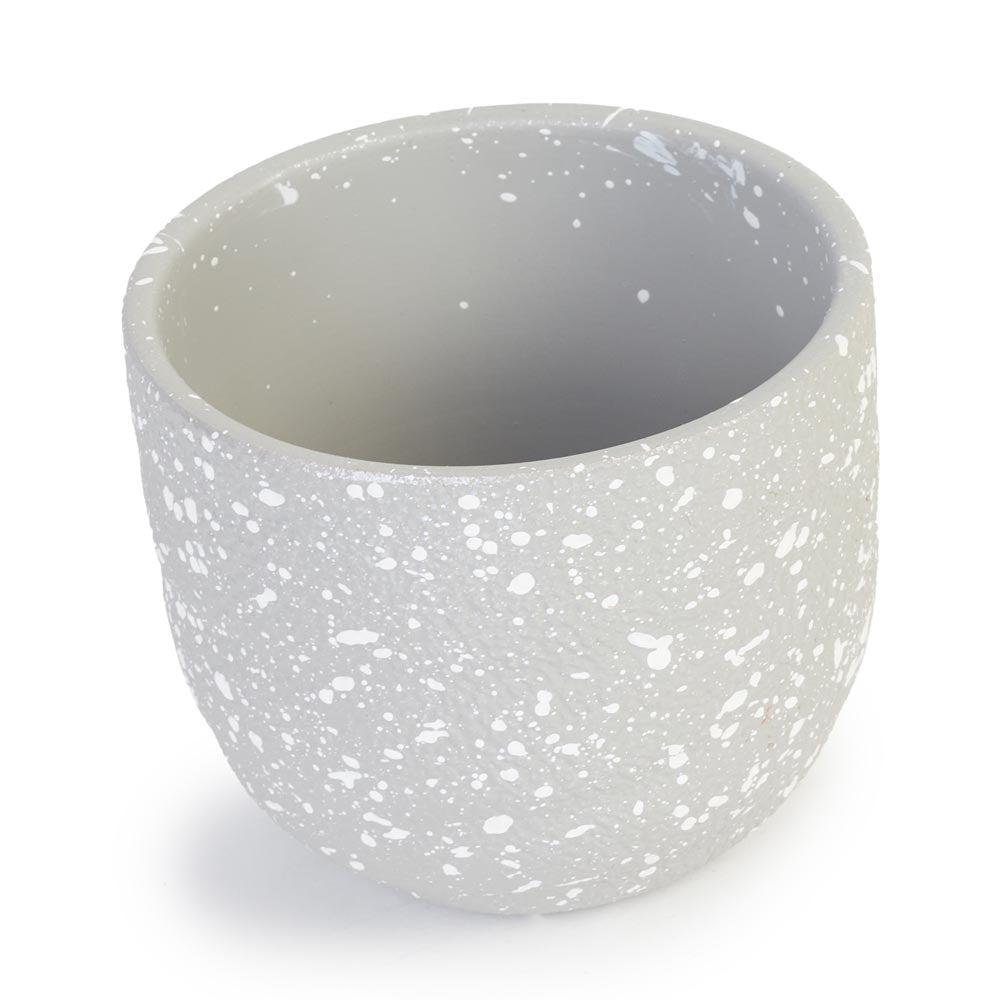 Cloudstone Terrazzo Pot Ø12x10cm