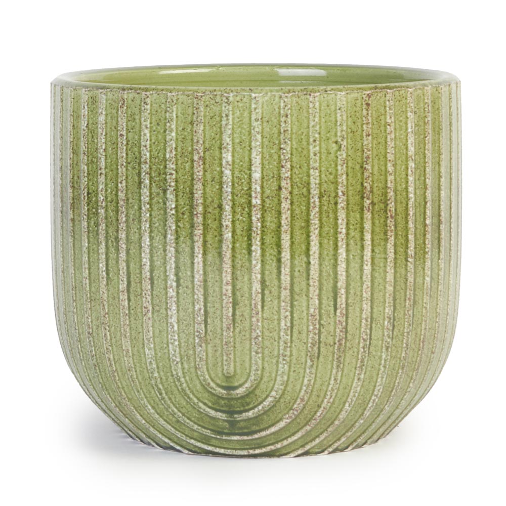 Green Arc Pot Ø14x12cm