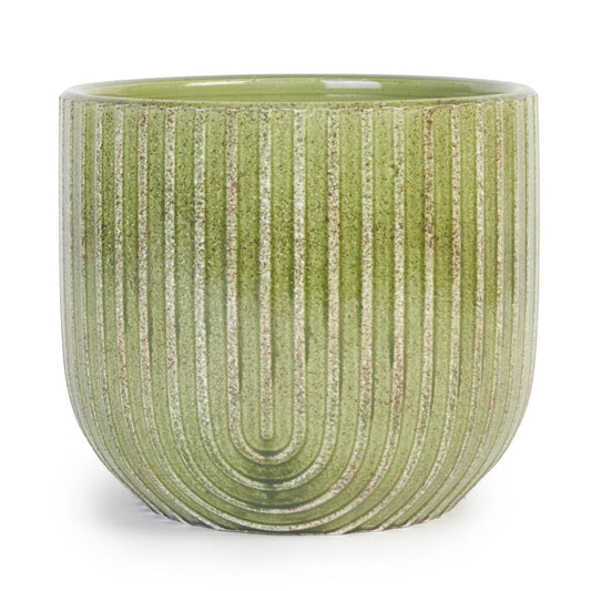 Green Arc Pot Ø14x12cm