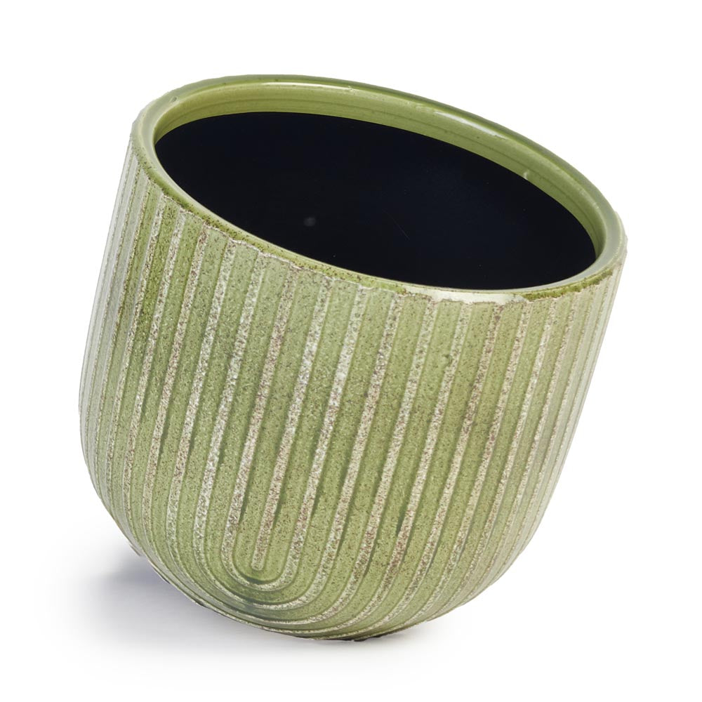 Green Arc Pot Ø14x12cm