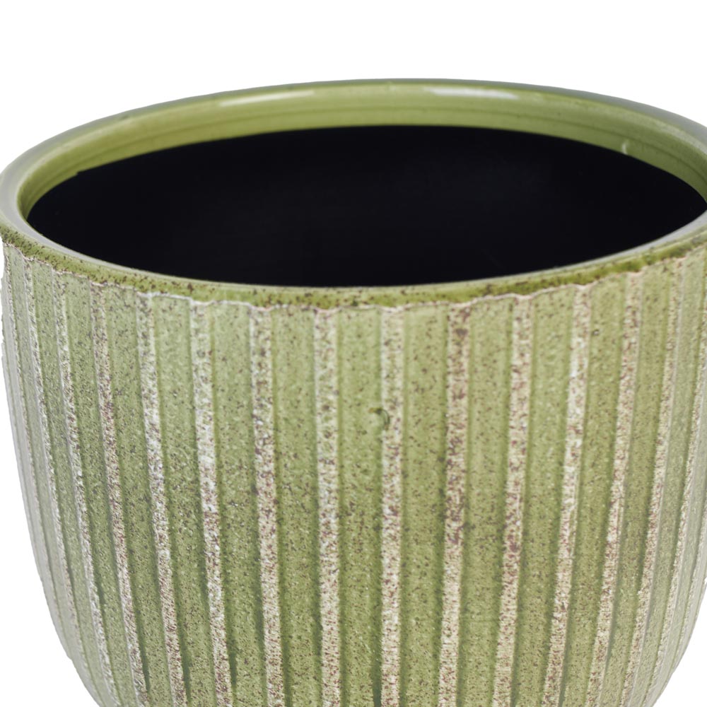 Green Arc Pot Ø14x12cm