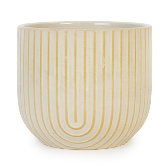 Vanilla Arc Pot Ø14x12cm