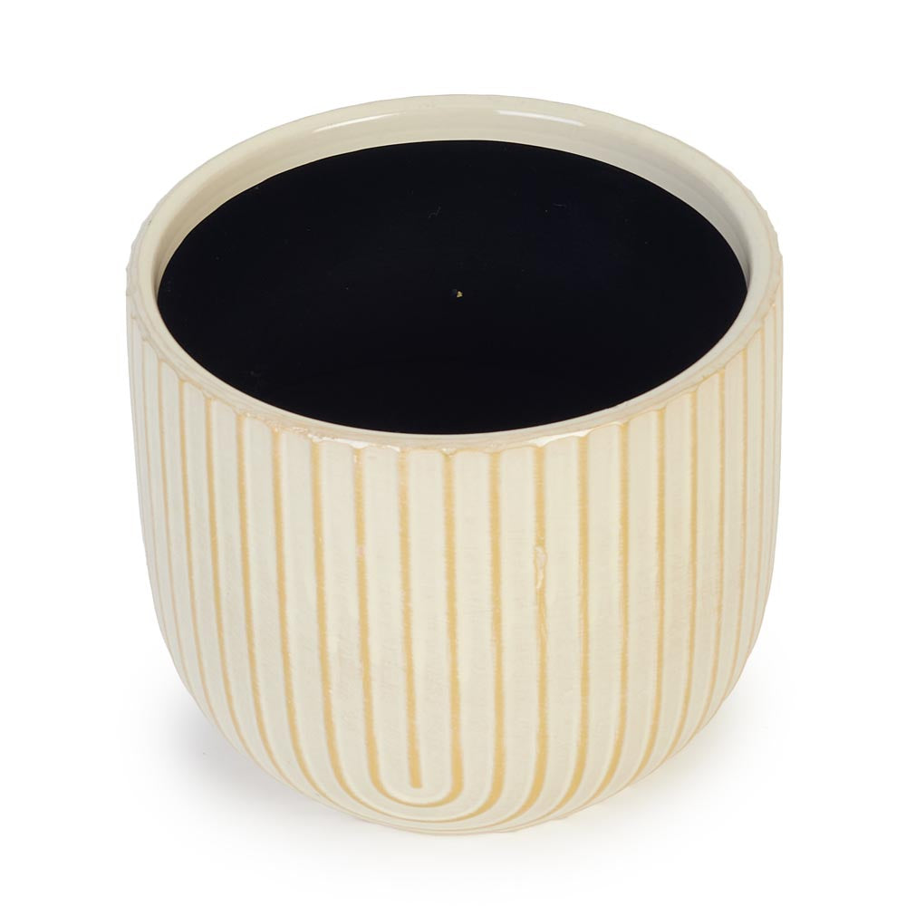 Vanilla Arc Pot Ø14x12cm