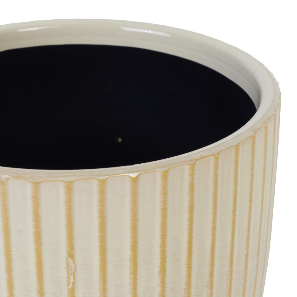 Vanilla Arc Pot Ø14x12cm