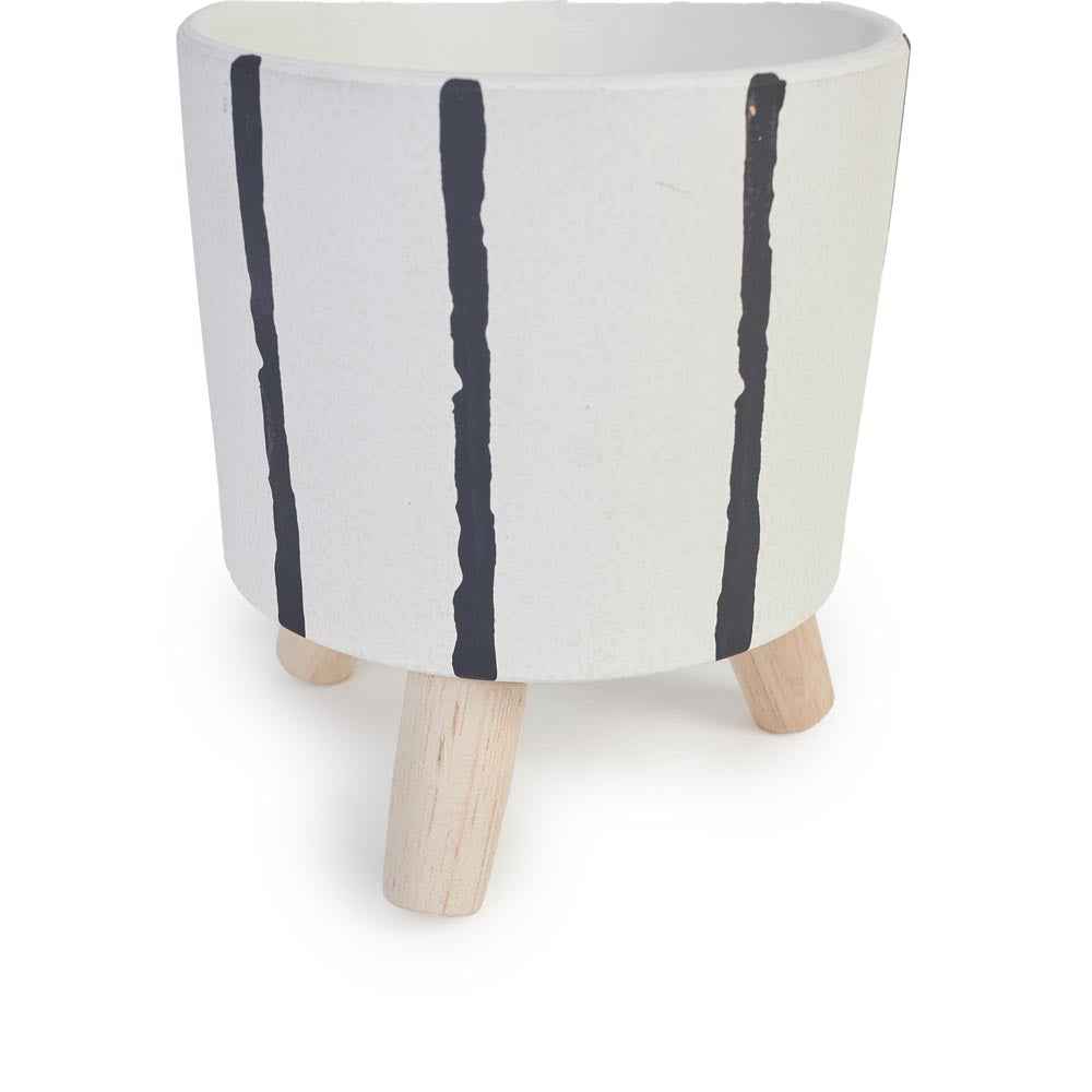 Ink Line Tripod Planter Ø12x14cm